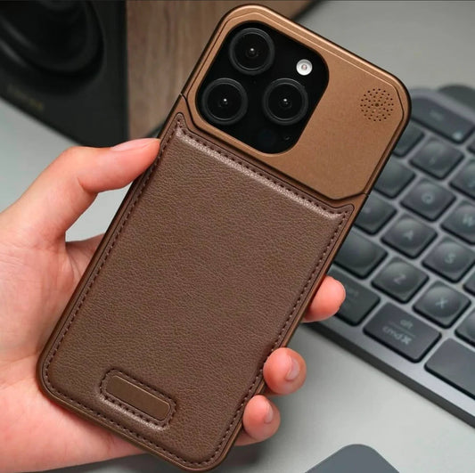 New Perfume Leather Metallic Case