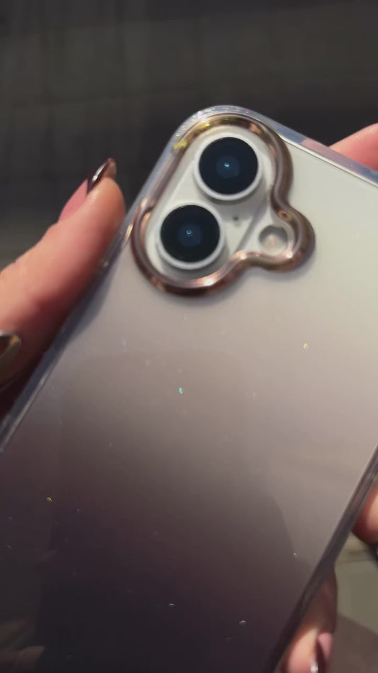 ✨ Gradient Galaxy Sparkle Case for iPhone 17 Series